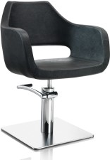 AXS Hair Regency fekete fodrász szék - négyzet talppal -  | XS375034