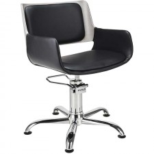 A-Design Fodrász szék COBALT, fekete, fix csillagláb -  | AD-SZCOBFKCS