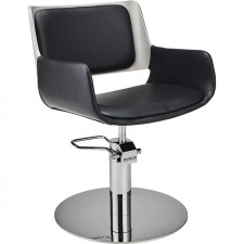 A-Design Fodrász szék COBALT, fekete, kerek talp -  | AD-SZCOBFKK