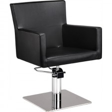 A-Design Fodrász szék ISADORA, fekete, négyzet talp -  | AD-SZISAFKN