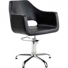 A-Design Fodrász szék MAREA, fekete, fix csillagláb -  | AD-SZMARFKCS