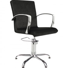 A-Design Fodrász szék PARTNER, fekete, fix csillagláb -  | AD-SZPRTFKCS