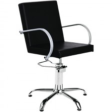 A-Design Fodrász szék PIK, fekete, fix csillagláb -  | AD-SZPIKFKCS