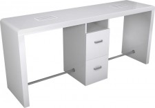 A-Design Műkörmös asztal, duppla REFLECTION II, választható színben -  | AD-MKAREF-II-BASE