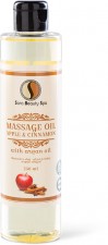 Sara Beauty Spa Masszázsolaj Alma & Fahéj, argánolajjal, E-vitaminnal, fahéj olajjal 250 ml SBS210