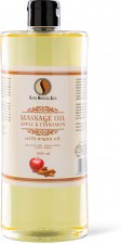 Sara Beauty Spa Masszázsolaj Alma & Fahéj, argánolajjal, E-vitaminnal, fahéj olajjal 1000 ml SBS211