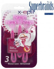 X-Epil Eldobható női borotva 3 pengés -  | XE9235