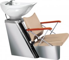 A-Design Fejmosó YOKO ROMA, rozsdamentes acél burkolat, választható kárpít, fejmosó tál és karfa szín -  | AD-FMYRFKFK-BASE