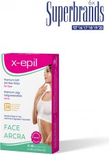 X-Epil Használatra kész prémium gélgyantacsíkok arcra -  | XE9245