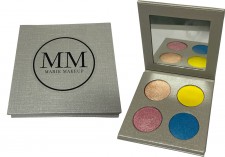 MARIK MAKEUP Pure beauty szemhéjfesték paletta - 23 Beige, 09 Neon sárga,20 glitter pink, 10 Óceán | MM0004