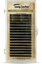 Long Lashes Műszempilla szálak, CC-íves, Luxury Mink Volume, Selyem, 0.07mm, fekete -  | LLLMVCCxxxxx7