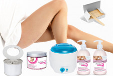 Alveola Waxing Gyantázó szett, titándioxidos gyöngy gyantával - otthonra is / T - 400ml-es melegítő, 400gr gyanta, nyugtató, spatula | CAPGYSZA-3T