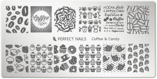 Perfect Nails Körömnyomda lemez - Coffee & Candy -  | PNDNY043
