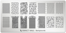 Perfect Nails Körömnyomda lemez - Backgrounds -  | PNDNY062