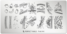 Perfect Nails Körömnyomda lemez - Fruit Art -  | PNDNY064
