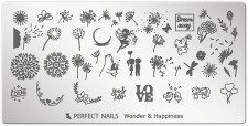 Perfect Nails Körömnyomda lemez - Wonder & Happiness -  | PNDNY074