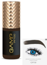 GAMP Sminktetováló szemhéj pigment - fekete kávé | GP118-5