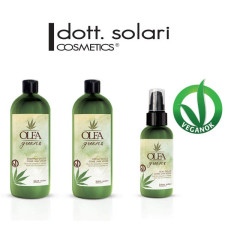 dott. solari Tápláló sampon + hajpakolás + ápoló szeder és kenderolajjal - csomag, minden hajtípushoz #OLEA GREEN - Vegán, vegán - 