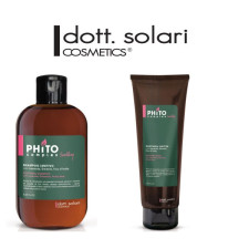 dott. solari Nyugtató hatású sampon + maszk csomag - Phitocomplex Soothing shampoo - 