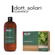 dott. solari Energizáló sampon + tonik csomag - Phitocomplex Energizing shampoo - 