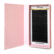 Long Lashes Műszempilla szálak, CC-íves, Pro Silk Eyelash Collections, 0.085mm, fekete - 9-15mm