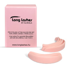 Long Lashes Pro szempilla lifting szilikon pad szett alsó pillákhoz, 3 pár (A,B,C) -  | LLA34090