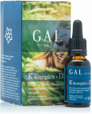 GAL K-komplex+D3 - 500 mcg K-komplex + 4000 NE D3 x 60 adag | GAHULU40