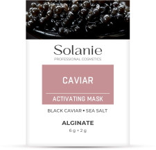 Solanie Alginát maszk - Kaviár aktiváló - Fekete kaviárral és tengeri kivonatokkal - 