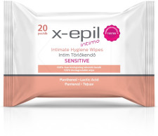 X-Epil Intimo Intim törlőkendő - sensitive 20db -  | XE9311