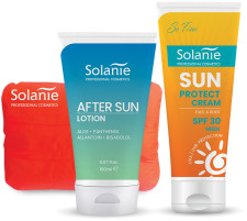 Solanie Sun Duo napozó szett SPF30 + ajándék strandpárna -  | SO10051