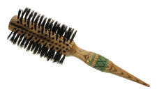 HAIRWAY Körkefe vaddisznó sörtével, fa nyéllel, 14 soros, Flexion - 68 mm | HW06092