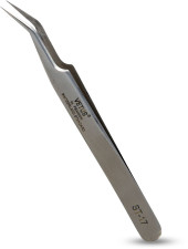 Long Lashes Szempilla izoláló csipesz, ezüst -  | LLA33034