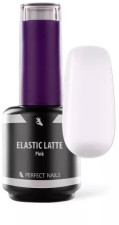 Perfect Nails Elastic - Rubber Base Gel - Ecsetes Műkörömépítő Zselé 15ml - Latte Pink - 