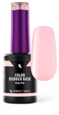 Perfect Nails Color Rubber Base Gel - Színezett Alapzselé - Baby Pink