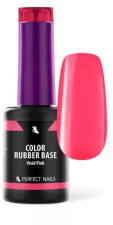 Perfect Nails Color Rubber Base Gel - Színezett Alapzselé - Vivid Pink