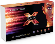 Perfect Nails Készlet - Lacgel LAQ X - Flash Reflect #2 Gél Lakk Szett - 