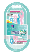 X-Epil Silky Fresh 3 pengés eldobható borotva 4db -  | XE9251