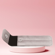 Long Lashes Csipesztartó tok, 2 részes - ezüst - 