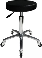 HAIRWAY Kozmetikai szék COMFORT, fekete színben - állítható magasság, hidraulikus