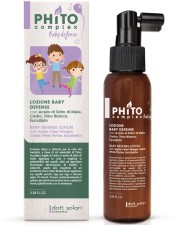 dott. solari Gyermek-fejvédő lotion - Baby defense lotion #Phitocomplex - sampon+lotion, tetvesedés megelőzésére vagy kezelésére - cédrussal, fehér kakukkfűvel és eukaliptusszal | DS055