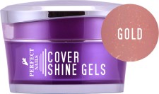 Perfect Nails Cover Gold Shine Gél - Körömágyhosszabbító zselé -  | PNZ60140000