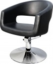 HAIRWAY Fodrász kiszolgáló szék, hidraulikus Retro - fekete
