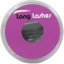 Long Lashes Műszempilla, 3D (szálas), C-íves, vékony (0.15mm), fekete - 8mm