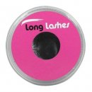 Long Lashes Műszempilla, 3D (szálas), J-íves, vékony (0.15mm), fekete - 8mm