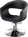 HAIRWAY Fodrász kiszolgáló szék, hidraulikus Retro - fekete