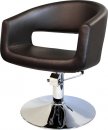 HAIRWAY Fodrász kiszolgáló szék, hidraulikus Retro - sötét barna