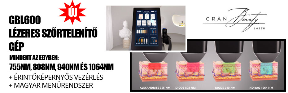 Gran Beauty Laser Lézeres szőrtelenítő készülék